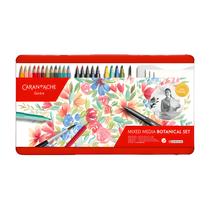 Estojo Mixed Media Botanical Set Caran D'ache Estojo Mixed Media Botanical Set Caran D'ache