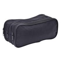 Estojo Multiuso All Black Triple Nylon 21x9x11CM