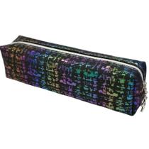 Estojo Multiuso Brilhante c/ Zíper 2450311 Preto - Quanhe