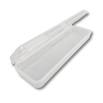 Estojo Multiuso Com Tampa Transparente Resistente Escolha Cor