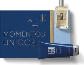 Estojo Natal 2021 Masculino Momentos Únicos Egeo Original - Perfumaria