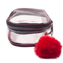 Estojo Necessaire Box Grande Fizz Cristal + Chaveiro