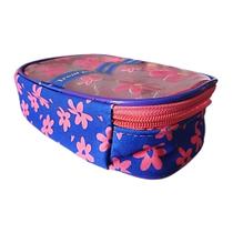 Estojo Necessaire Box Organizador Flower - Fechamento Em Ziper - Dac Presente Dia Das Mães e Namorad