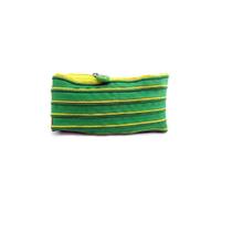 Estojo Necessaire Brasil Verde e Amarelo zip it Desmontavel