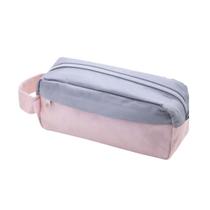 Estojo Necessaire Cinza E Rosa Brw Estojo Necessaire Cinza E Rosa Brw