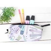 Estojo Necessaire Escolar Papelote presentes para Professores