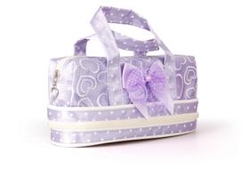 Estojo Necessaire LS EE1166 com separador inferior e alças de mão