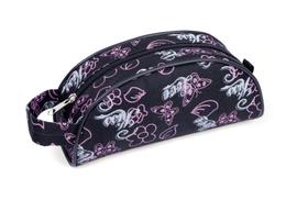 Estojo Necessaire LS EE1209 oval com alça de mão