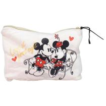 Estojo Necessaire Mickey E Minnie Namorando 12x24 Cm