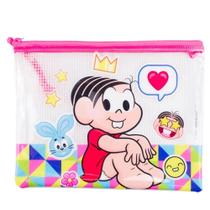 Estojo Necessaire Turma da Mônica Média 17x21cm Infantil - Taimes Estojo Necessaire Turma da Mônica Média 17x21cm Infantil - Taimes