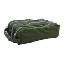 Estojo nylon liso quadruplo Estojo nylon liso quadruplo