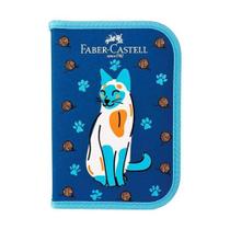 Estojo Nylon Ziper Faber Castell Pets 18 Peças - Faber - Castell Estojo Nylon Ziper Faber Castell Pets 18 Peças - Faber - Castell
