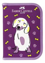 Estojo Nylon Ziper Pets Cachorro 18 Peças Faber Castell Estojo Nylon Ziper Pets Cachorro 18 Peças Faber Castell