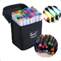 Estojo Organizador Com Canetinhas Coloridas Hidrográficas Para Crianças Prático E Portátil Pronta Entrega - Atena