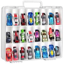 Estojo organizador de armazenamento de brinquedos ALCYON de dupla face para Hot Wheels