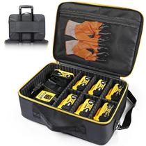 Estojo organizador de baterias Luxtude para Dewalt 12V-20V, 40x30x10cm