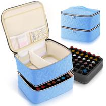 Estojo organizador de esmaltes DreamGenius contém 42 garrafas Estojo organizador de esmaltes DreamGenius contém 42 garrafas