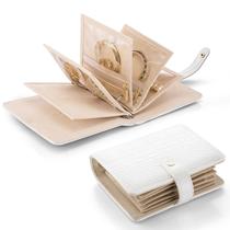 Estojo organizador de joias Vlando Travel para mulheres - branco