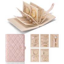 Estojo Organizador de Jóias Vlando Travel Sand Rosa para Mulheres