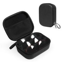 Estojo organizador de óculos Bukere com compartimentos ajustáveis em couro PU