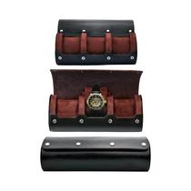 Estojo Organizador De Viagem Para Relógios Em Couro PU Com 6 Compartimentos Para Homens E Mulheres
