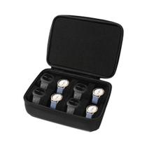 Estojo Organizador De Viagem Para Relógios Em EVA Com 1-8 Compartimentos Para Smartwatches
