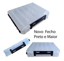 Estojo Organizador Duplo 10 Divisórias P/ Iscas Artificiais