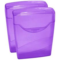 Estojo Organizador Grande para Porta Cotonete Hastes 2 Und