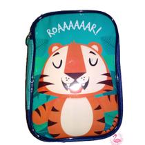 Estojo organizador infantil quadrado Tigre Seanite