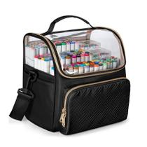 Estojo Organizador Rexmica Large para 180 Marcadores - Preto Estojo Organizador Rexmica Large para 180 Marcadores - Preto