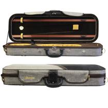 Estojo Orquezz Retangular Luxo Para Violino 4/4 Cinza Estojo Orquezz Retangular Luxo Para Violino 4/4 Cinza