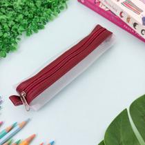 Estojo Palito Simples Telado Translúcido Colorido - Fizz