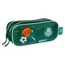 Estojo Palmeiras Duplo Infantil Escolar Meninos Oficial Pens Cor:Verde Estojo Palmeiras Duplo Infantil Escolar Meninos Oficial Pens Cor:Verde