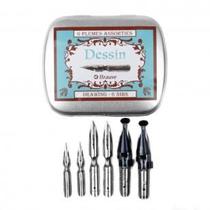 Estojo Para Caligrafia J. Herbin 6 Penas Dessin