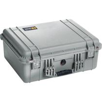Estojo para câmera Pelican 1550 com espuma prateada