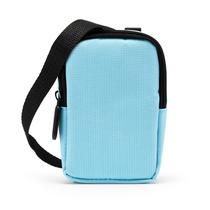 Estojo para câmera Zink Soft Small com bolso de papel fotográfico azul