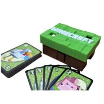 Estojo para Cartas de UNO Tema Minecraft