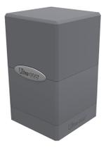 Estojo Para Cartas Ultra Pro Cinza Fumaca Satin Tower 100+ Estojo Para Cartas Ultra Pro Cinza Fumaca Satin Tower 100+
