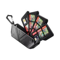 Estojo Para Cartões De Jogo Nintendo 2, Portátil, Protetor, Duro, Com 12 Compartimentos, Rotativo,