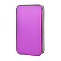 Estojo para CD/DVD alavisxf xx 96, capacidade, plástico rígido, roxo