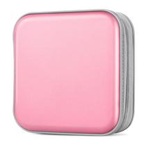 Estojo para CD/DVD Wallet Bivisen Light Pink 48 Capacity Plastic Estojo para CD/DVD Wallet Bivisen Light Pink 48 Capacity Plastic
