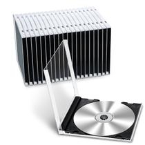 Estojo para CD e DVD Kigley Jewel Cases Standard Single Clear Black Estojo para CD e DVD Kigley Jewel Cases Standard Single Clear Black