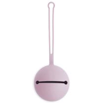 Estojo para Chupeta mushie Silicone Macio Lilás com Alça Estojo para Chupeta mushie Silicone Macio Lilás com Alça