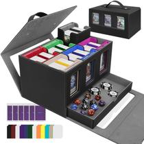 Estojo para Deck UAUZA Commander com Armazenamento para 6 Decks e Bandeja para Dados