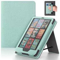 Estojo para e-book Lainergie com suporte e alça de mão, verde claro Estojo para e-book Lainergie com suporte e alça de mão, verde claro