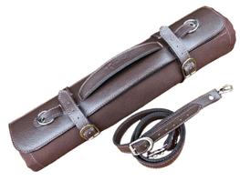 Estojo para Facas Churrasqueiro Profissional Canvas E Couro Estojo para Facas Churrasqueiro Profissional Canvas E Couro