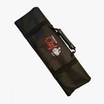 Estojo para facas e acessorios - Chef - Churrasco - 9 itens Estojo para facas e acessorios - Chef - Churrasco - 9 itens