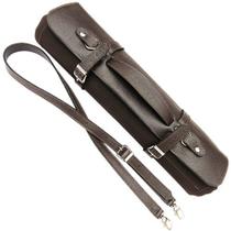 Estojo para Facas Lona e Couro 11 Espaços até 12 Polegadas