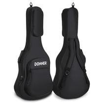 Estojo para Guitarra Acústica Donner (36 Polegadas) - Impermeável e em Nylon Preto