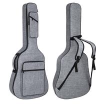 Estojo para guitarra acústica Muscab Waterproof 40 41 polegadas cinza